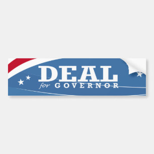 DEAL FOR GOVERNOR 2014 BUMPER STICKER