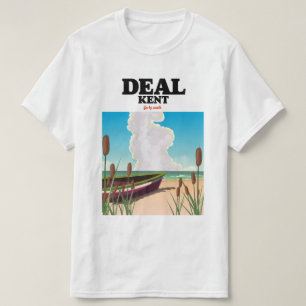 Deal Kent seaside travel poster T-Shirt