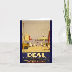 Deal Kent Southern Railways Vintage Hiking Duck Card