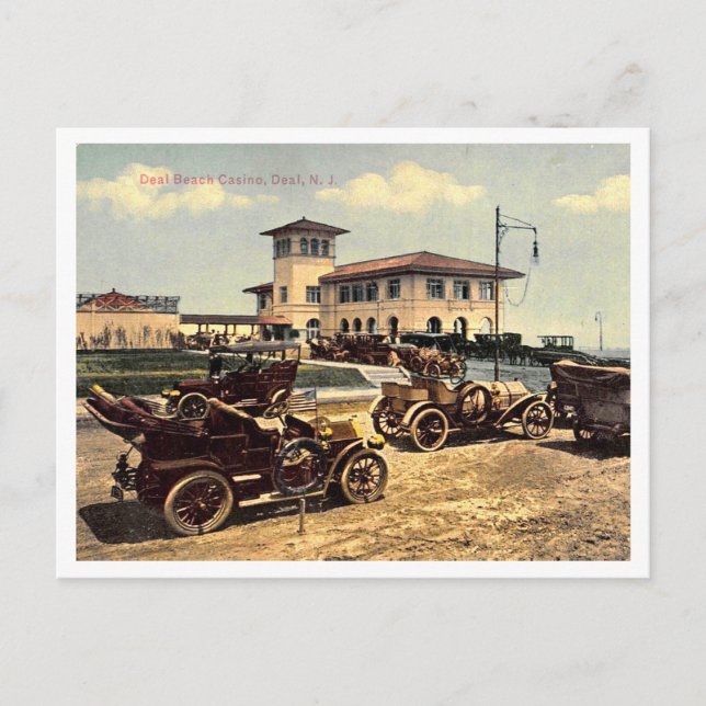 Deal NJ, Casino 1910s Postcard (Front)