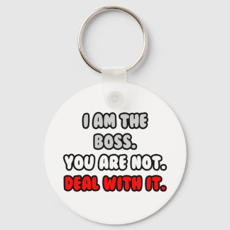 Deal With It ... Funny Boss Shirts and Gifts Key Ring