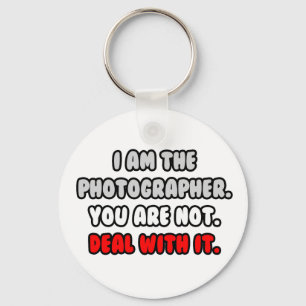 Deal With It ... Funny Photographer Key Ring