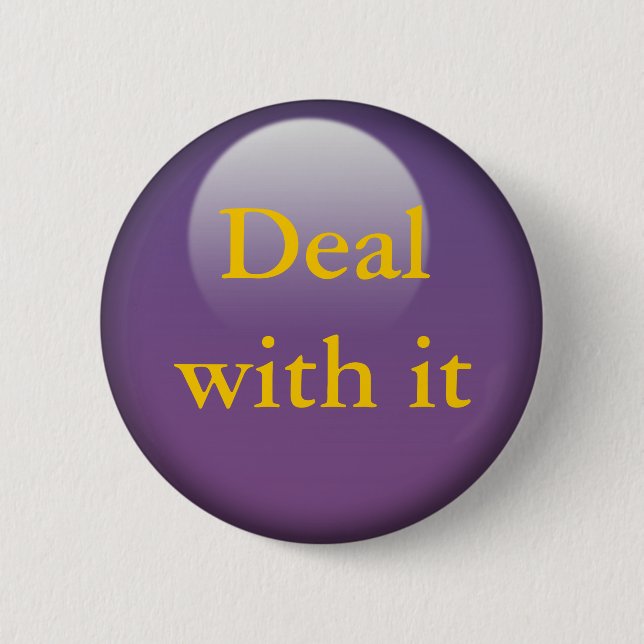 Deal with it, Jelly Buttons (Front)