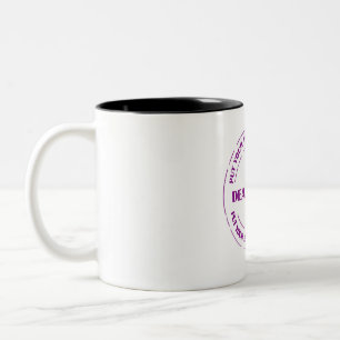 deal with pressure Two-Tone coffee mug