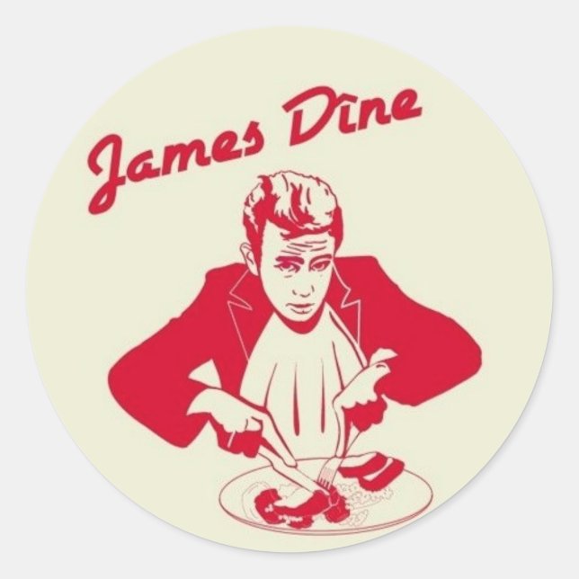 Dean Classic Round Sticker (Front)