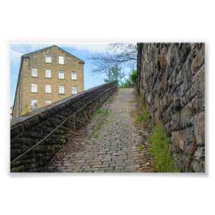 Dean Clough Cobblestone Climb - Brandt's Spirit  Photo Print