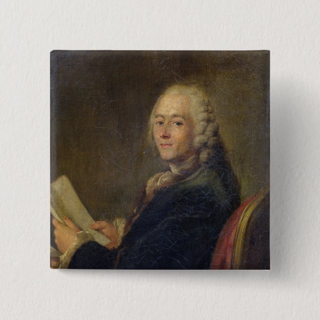 dean le Rond d'Alembert 15 Cm Square Badge (Front)