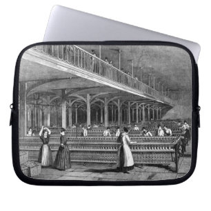 Dean Mills - The Doubling Room, 1851 (litho) Laptop Sleeve