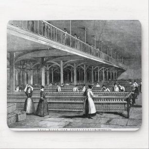 Dean Mills - The Doubling Room, 1851 (litho) Mouse Pad