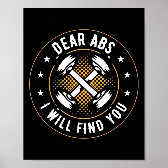 Dear Abs I Will Find You  Poster (Front)