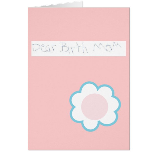 Dear Birth Mum (Front)