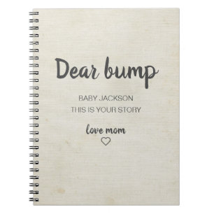 Dear Bump Keepsake Pregnancy Journal