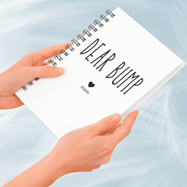 Dear Bump Pregnancy Diary Love Mum Notebook (Baby Pregnancy Journal)