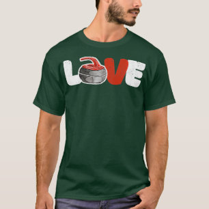 Dear curling players curler lovers winter ice 2 T-Shirt