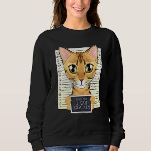 Dear Dad I Can Explain I Bengal Cat Dad I Bengal C Sweatshirt
