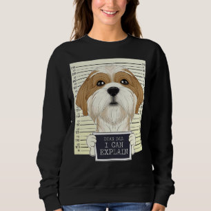 Dear Dad I Can Explain I Shih Tzu Dad Sweatshirt