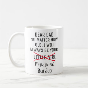 Dear Dad Mug, Father's Day Gift, From Your Little Coffee Mug