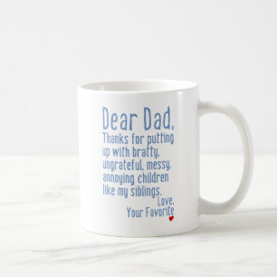 Dear Dad [Siblings Version] Coffee Mug