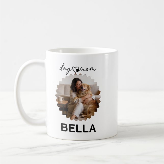 Dear Dog Mom – Funny Pet Mom , Cute Mother’s Day Coffee Mug (Left)
