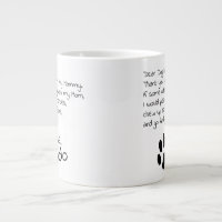 Dear Dog Mum Dad Personalised Pet Name Coffee Mug