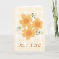 Dear Friend Thinking of You Sympathy