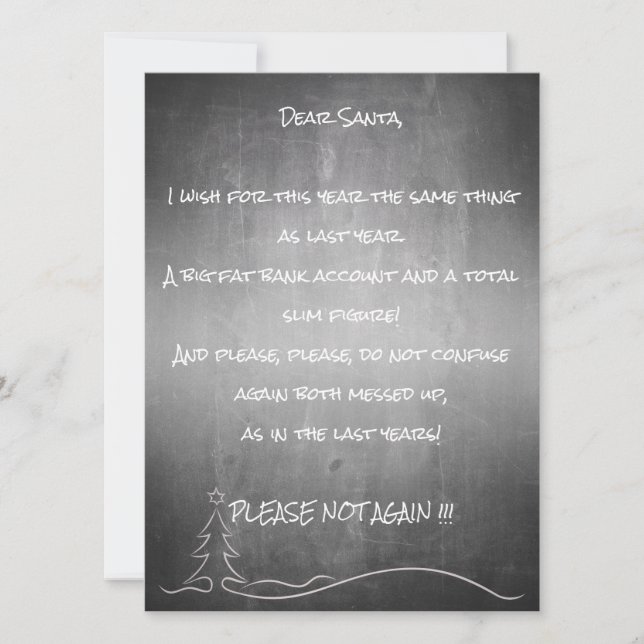 Dear good Santa (Front)