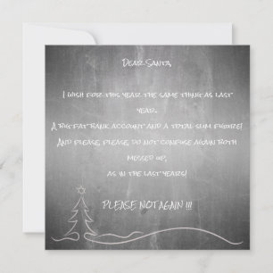 Dear good Santa