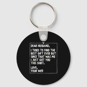 Dear Husband Matching Couples Style For Him And He Key Ring