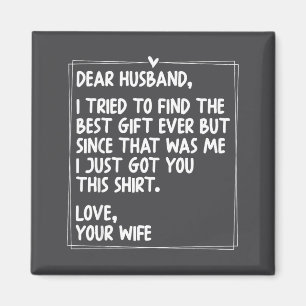 Dear Husband Matching Couples Style For Him And He Magnet