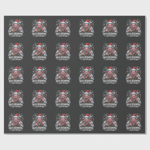 Dear Krampus I Can Explain Christmas Santa Wrapping Paper