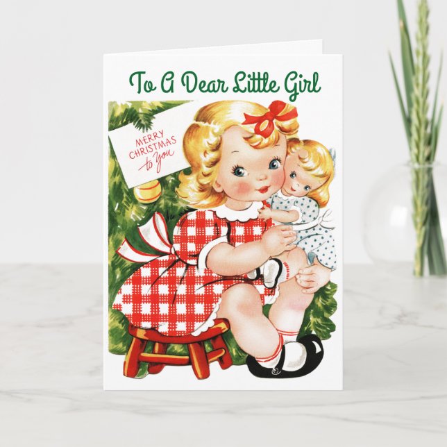 Dear Little Girl Holiday Card (Front)