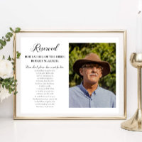 Dear Lord Father of Bride Photo Memorial Wedding