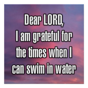 Dear LORD, I am grateful for the times when... Poster