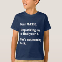 Dear Math, Quit Asking Me to Find Your X...