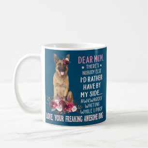 Dear Mom Mama Dog Lover Owner Happy Mother's Day  Coffee Mug