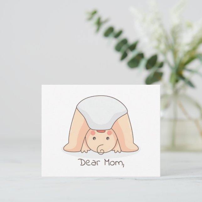 Dear Mum ... Funny Mother's Day Card (Standing Front)