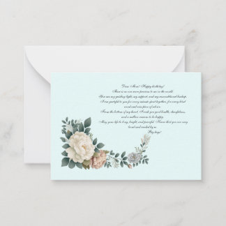 Dear Mum Happy birthday! Card