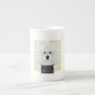 Dear Mum I Can Explain I Poodle Mum I Poodle Bone China Mug