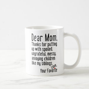 Dear Mum [Siblings Version] Coffee Mug
