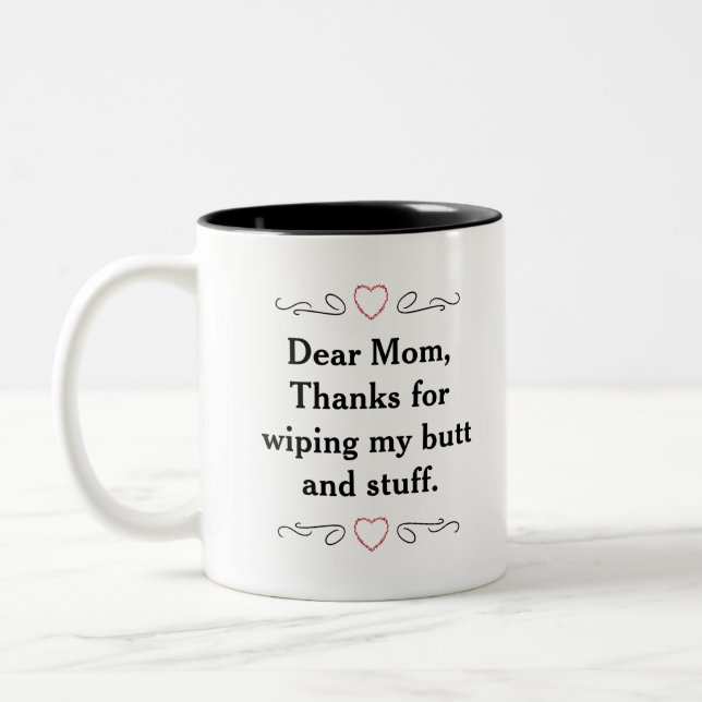 Dear Mum Two-Tone Coffee Mug (Left)