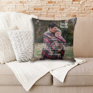Dear Nana Photo Love You Hug This  Cushion