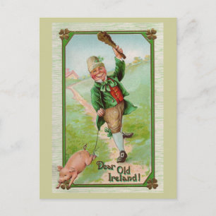 Dear Old Ireland! Vintage St. Patrick's Day Postcard