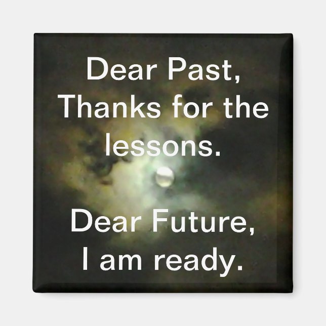 Dear Past, Dear Future Goodbye 2020 Magnet (Front)