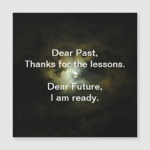 Dear Past, Dear Future Goodbye 2020 Magnetic Card