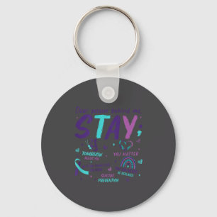 Dear Person Behind Me You Suicide Awareness Key Ring