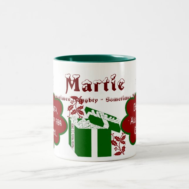 Dear Santa 2-Tone Mug - Personalise Name/Message (Center)