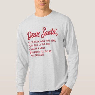 Dear Santa - Christmas Design T-Shirt