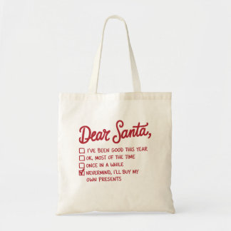 Dear Santa - Christmas Design Tote Bag