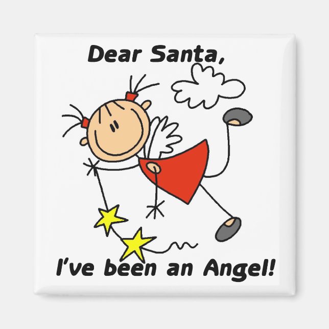 Dear Santa Christmas Tshirts and Gifts Magnet (Front)