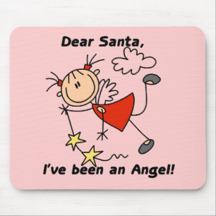 Dear Santa Christmas Tshirts and Gifts Mouse Pad